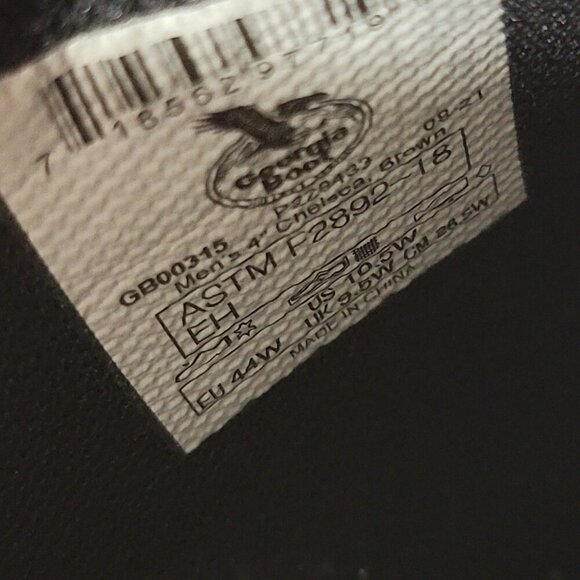 Georgia Boot Mens 10.5 Eagle One Steel Toe Waterproof Chelsea Work Boot - Picture 12 of 16